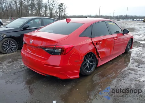 2023 Honda Civic Sport z USA, uszkodzony, nr VIN 2HGFE2F59PH520540